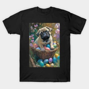 Pug Dog Easter Card T-Shirt